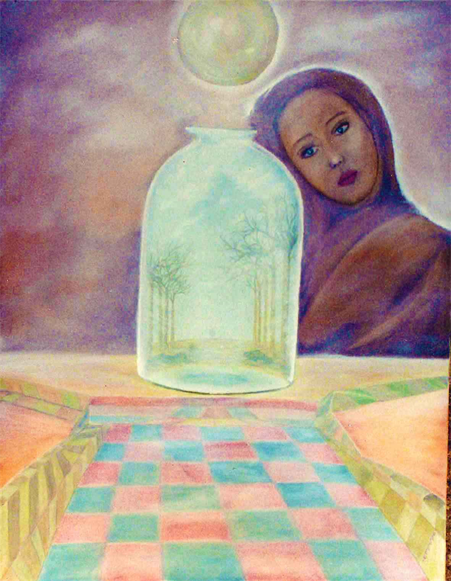 Famous DAPACU Painting
The Last Forest Painting.
Ten Years Later DAPACU Created ECOSFERES
Forests in Bottles! A Way To Reforest The World.